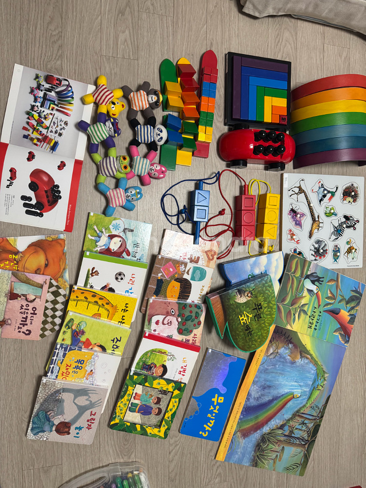 아가월드 몬테소리 mit 2-0 창의교구 교육용 장난감 도서 세트--0