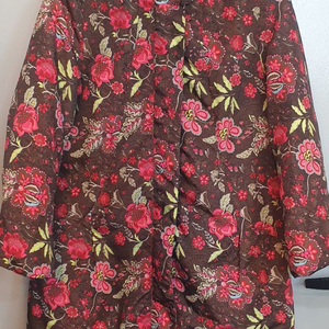 오일릴리 플로럴 패턴 패딩점퍼S