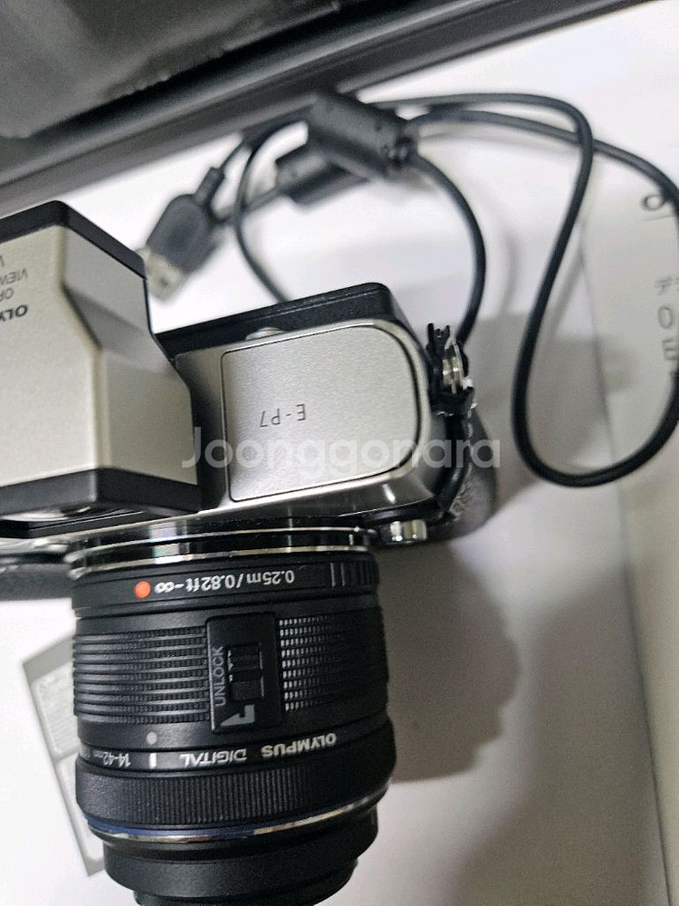 올림푸스 PEN E-P7 미러리스+14-42 ez 렌즈+vf-1뷰파인더--0