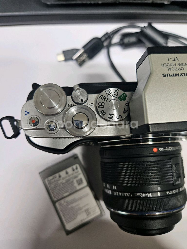 올림푸스 PEN E-P7 미러리스+14-42 ez 렌즈+vf-1뷰파인더--1