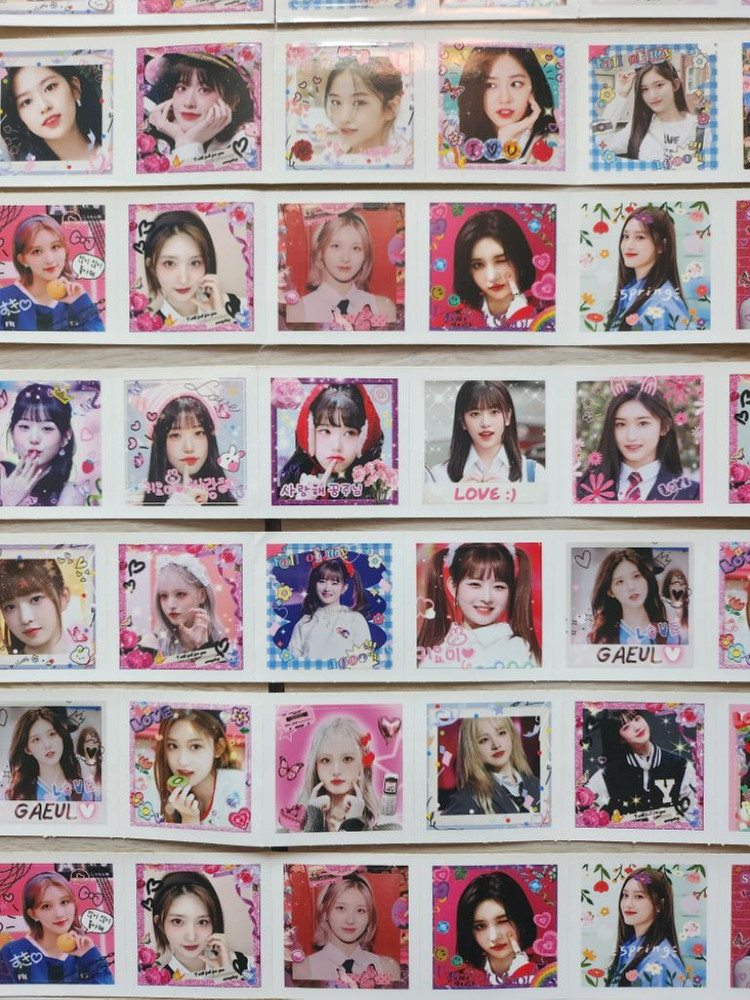 아이브스티커 209장 아이브 도무송 스티커 문구 화보--2