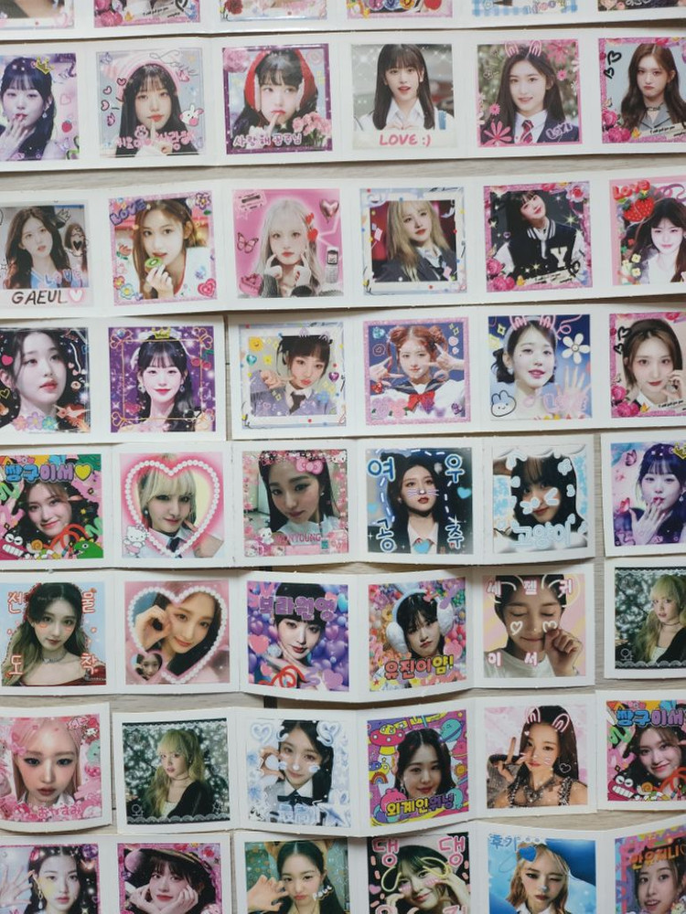 아이브스티커 209장 아이브 도무송 스티커 문구 화보--6