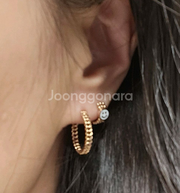 14k 트위스트 귀걸이--0