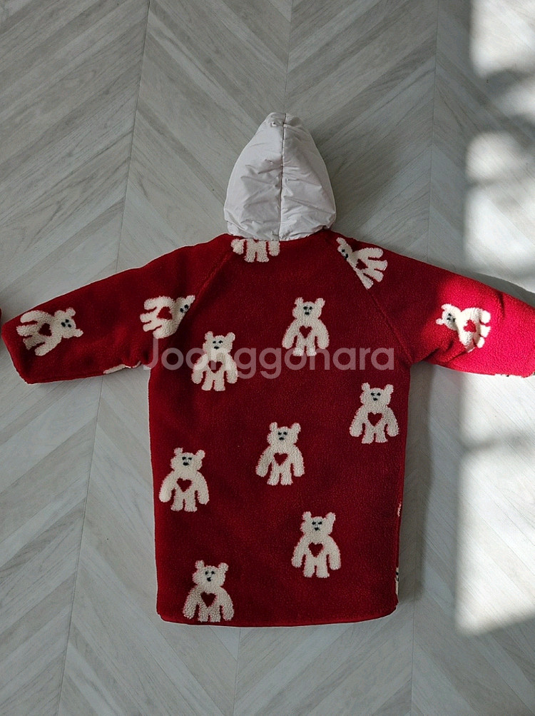 리미떼두두 하트베어 후드롱점퍼L--4