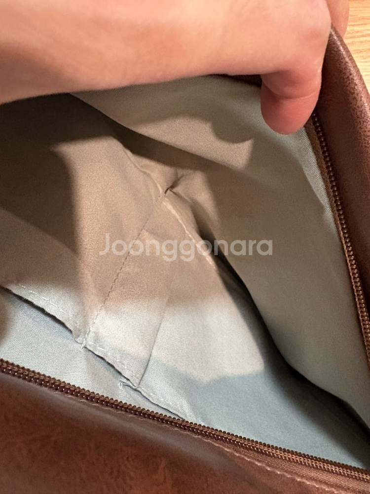 킨맥 360쉴드 노트북 파우치 레더브라운(365*255*35)--3