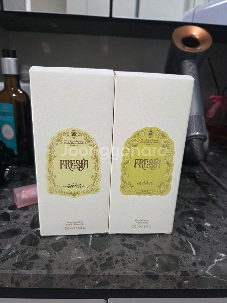 산타마리아노벨라 프리지아 바디워시+바디로션--0
