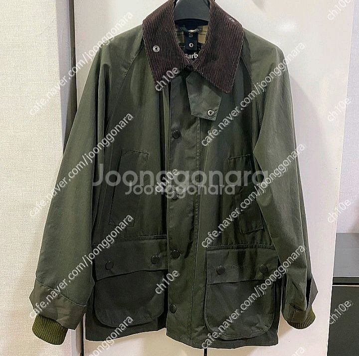(정품) 바버 비데일 왁스 자켓 세이지 32 팝니다--0