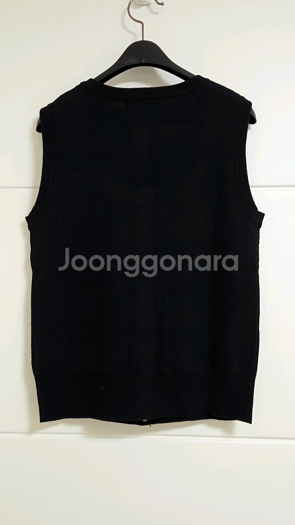 렌세 스쿱넥 니트 조끼--4