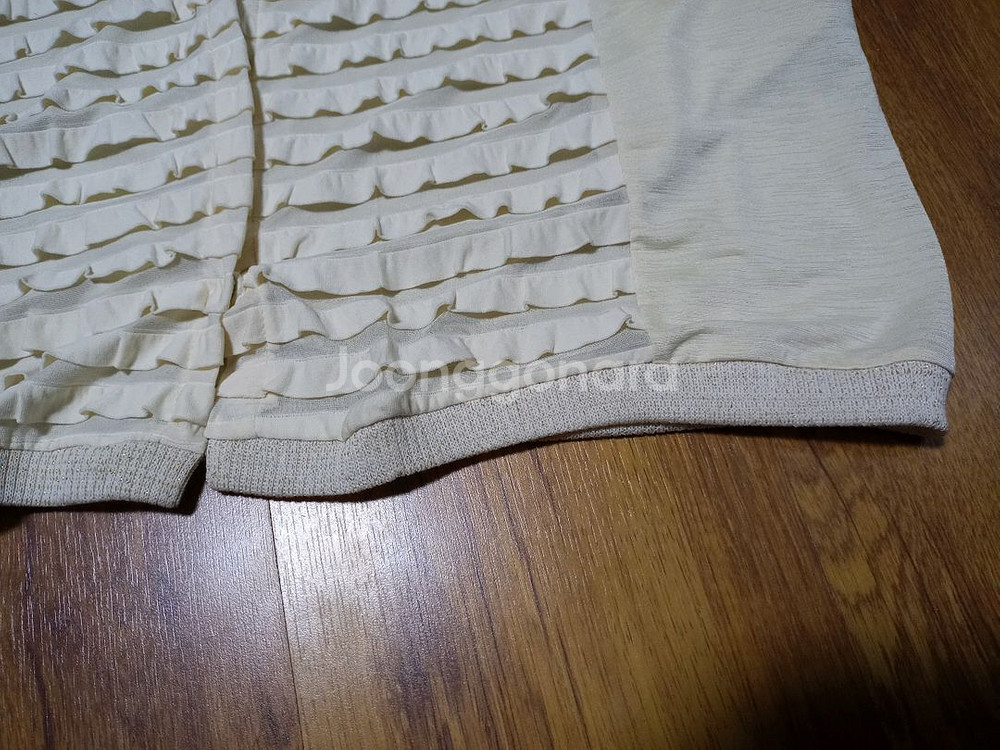 PAOLA 프릴 롱조끼--6