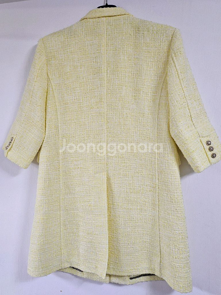 초이콤마 썸머 트위드 클래식 자켓- 1번입음--6