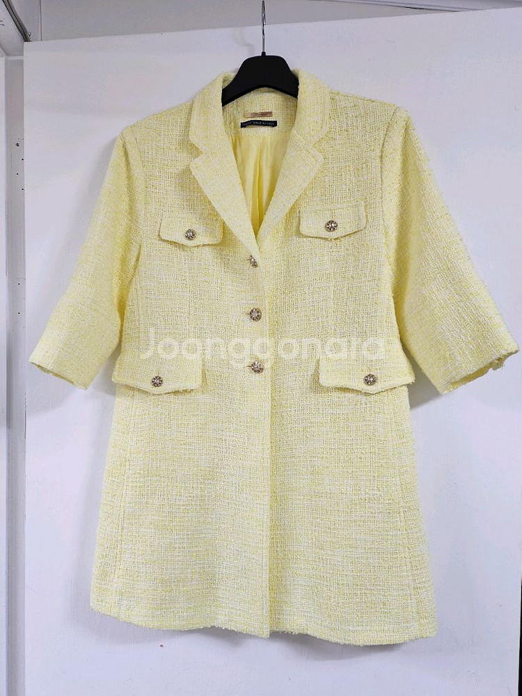 초이콤마 썸머 트위드 클래식 자켓- 1번입음--5