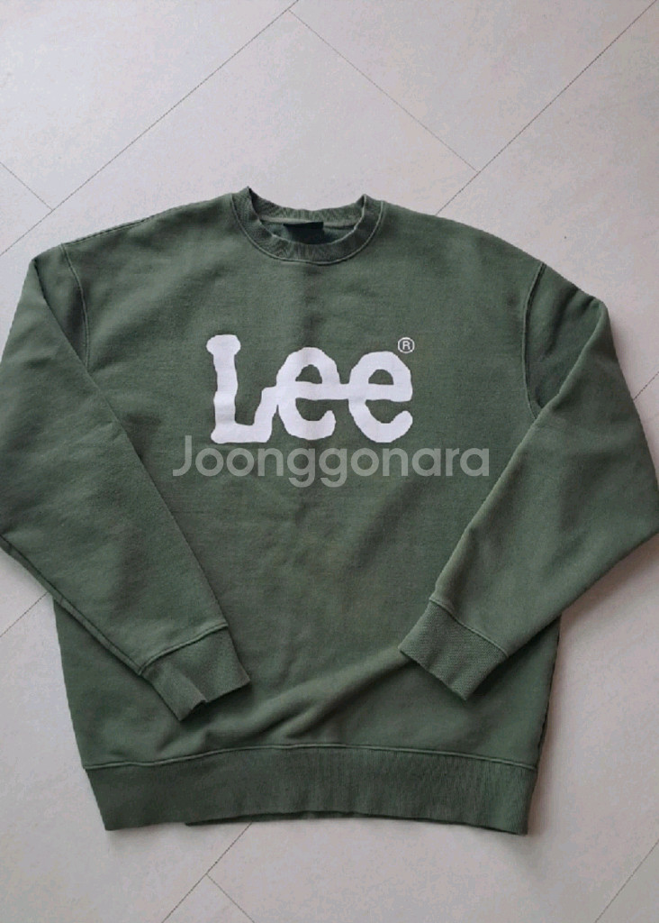 Lee 로고 맨투맨 XL--0