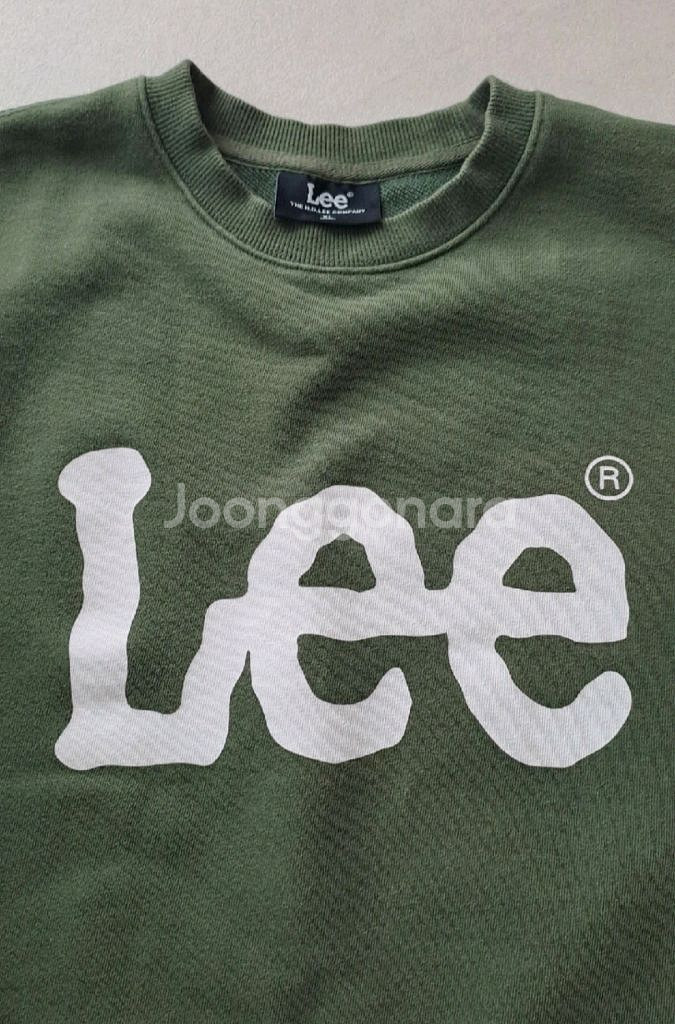 Lee 로고 맨투맨 XL--1