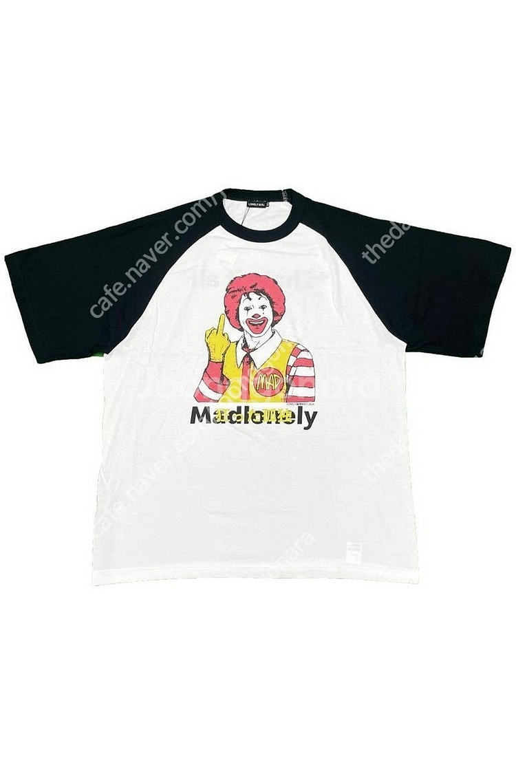 LONEOLY論理(일본브랜드) 맥도날드 로날드 티셔츠 XL(팔라스 스투시 슈프림 버거킹)--1