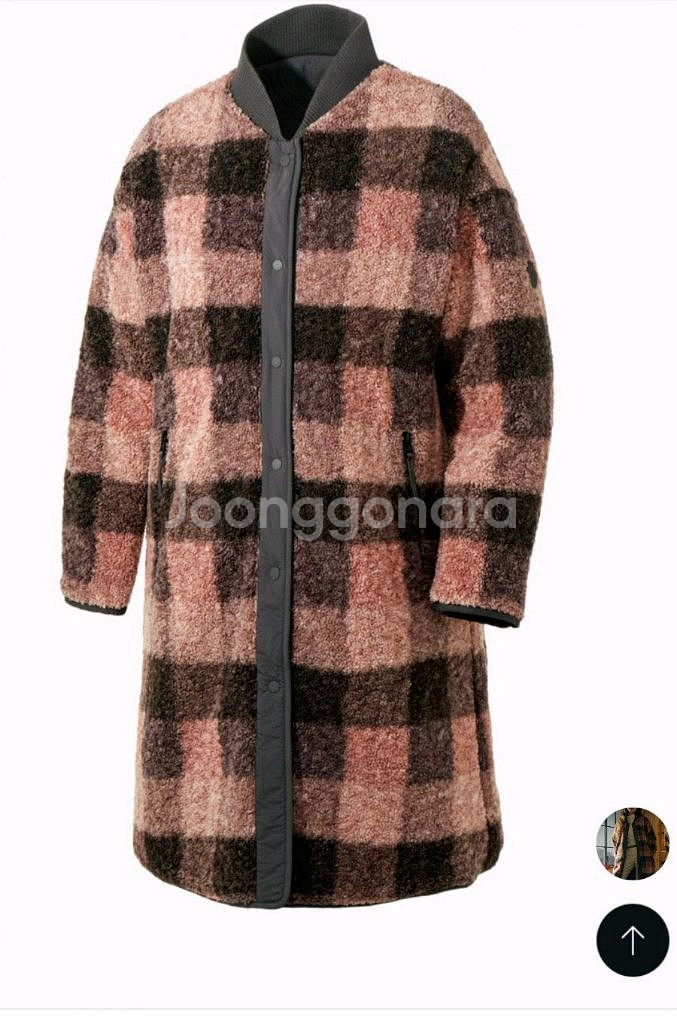 코오롱스포츠 키퍼롱 리버시블 양면패딩 그레이 90--1