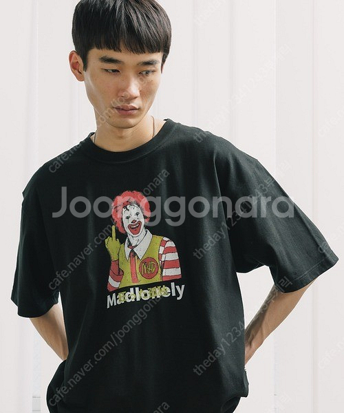 LONEOLY論理(일본브랜드) 맥도날드 로날드 티셔츠 XL(팔라스 스투시 슈프림 버거킹)--2