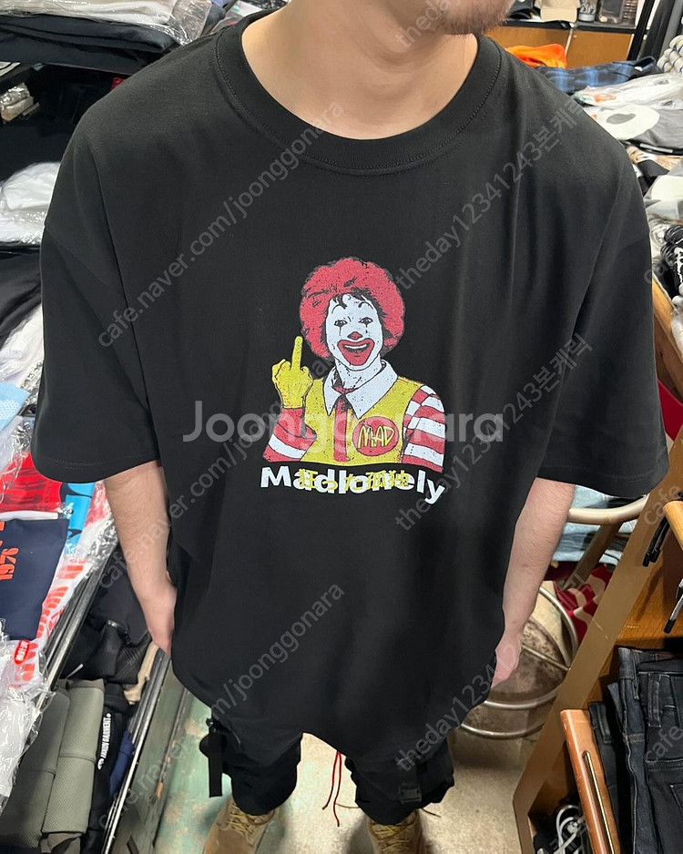 LONEOLY論理(일본브랜드) 맥도날드 로날드 티셔츠 XL(팔라스 스투시 슈프림 버거킹)--6