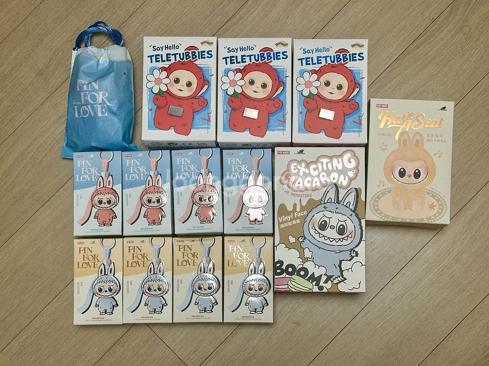 팝마트 라부부 텔레토비 정품 키링--0