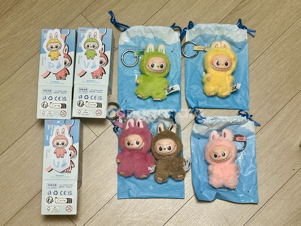 팝마트 라부부 텔레토비 정품 키링--2