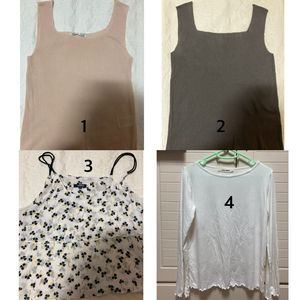 나시/뷔스티에/보트넥 (미쏘,스파오,soup)