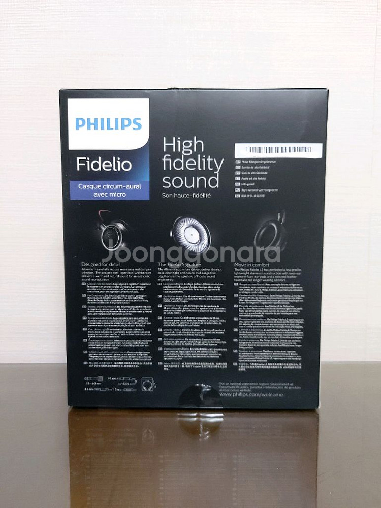 필립스 Fidelio 오버이버 헤드폰--1