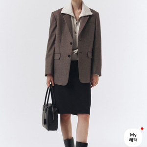 던스트 뉴클래식 투버튼 울 블레이저 자켓 남녀공용