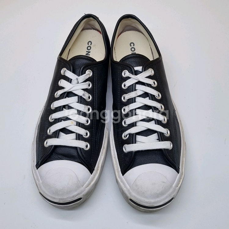 컨버스 잭퍼셀 레더 블랙. 스니커즈260--1