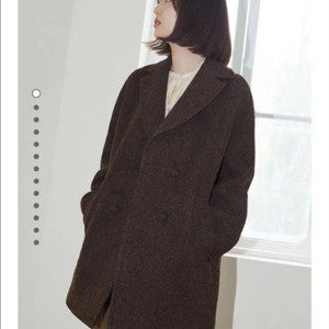 케이엘KL 가디언 울 하프코트 브라운 66