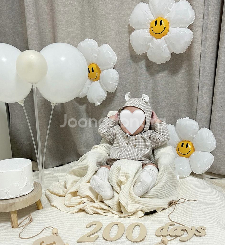 거의새것 밍크뮤 체크바디슈트 모자 세트 6개월사이즈--2