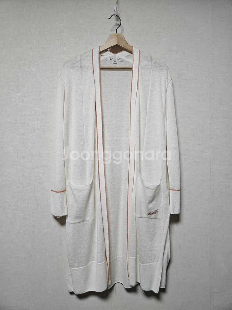 써스데이 아일랜드 린넨 롱 가디건 S--1