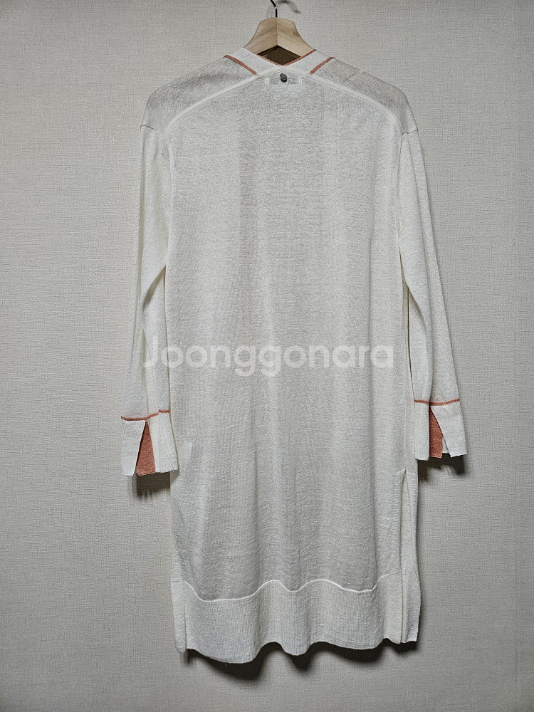 써스데이 아일랜드 린넨 롱 가디건 S--6