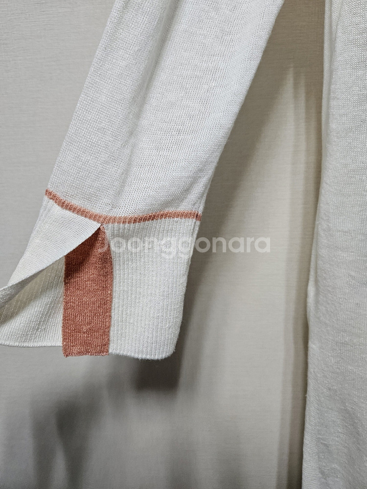 써스데이 아일랜드 린넨 롱 가디건 S--7