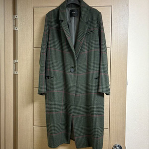 엘렌제이 체크 코트