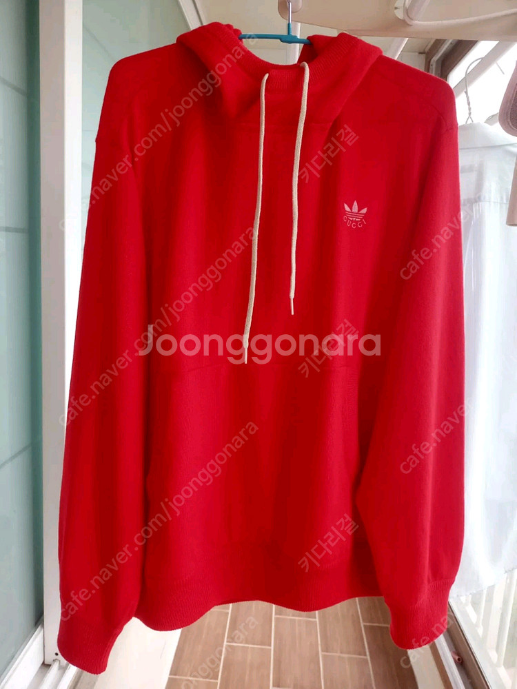 구찌 아디다스 울 후드티--0