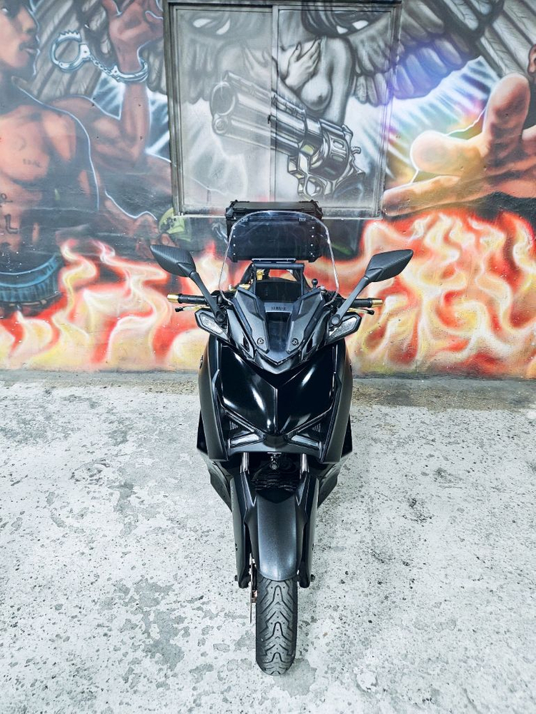 XMAX300CC/ 24년식/ 67150KM/ 무광블랙/ 알박스/ 중고오토바이 이미지