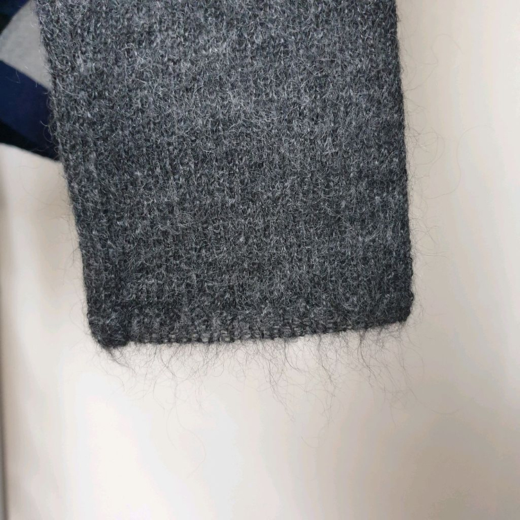 MARNI 마르니 모헤어혼방 컬러블록 언발헴 스웨터 풀오버--6