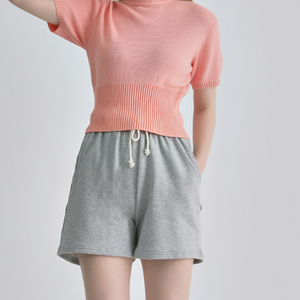 여자 슬림 반팔니트 새상품