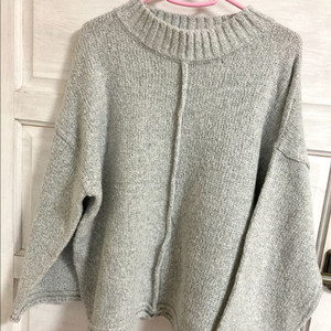 그레이 루즈핏 니트 (66-77)