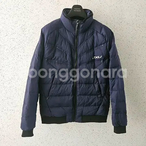 XL) 2XU 네이비 구스다운 경량패딩 점퍼 자켓--0