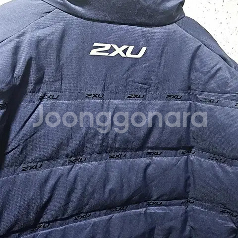 XL) 2XU 네이비 구스다운 경량패딩 점퍼 자켓--2