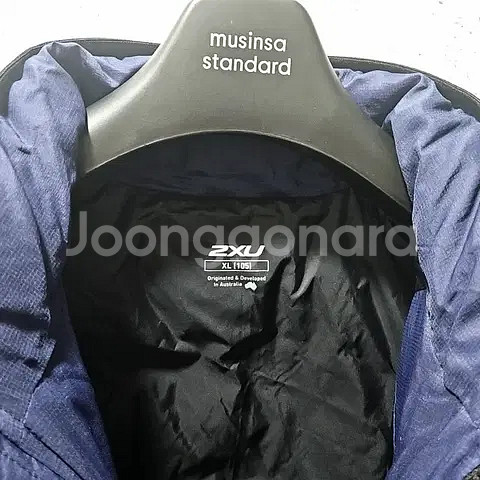 XL) 2XU 네이비 구스다운 경량패딩 점퍼 자켓--5