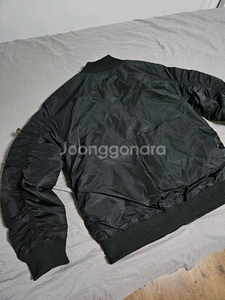 블랙 MA-1 바람막이 유틸리티자켓 오토바이 야구잠바 가을외투 105--4