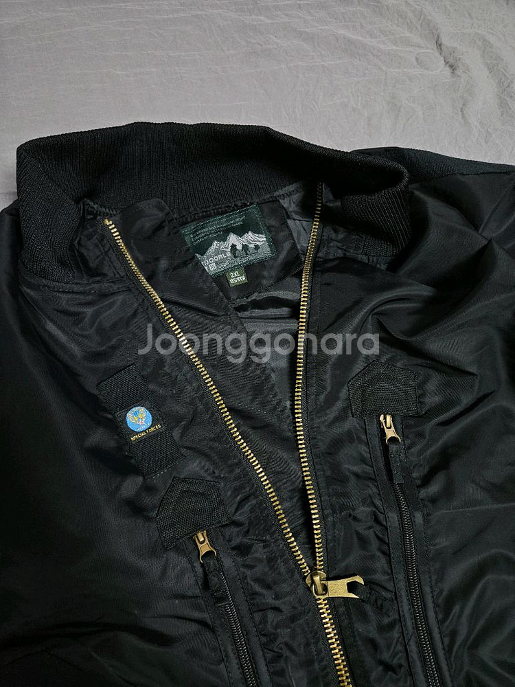 블랙 MA-1 바람막이 유틸리티자켓 오토바이 야구잠바 가을외투 105--6