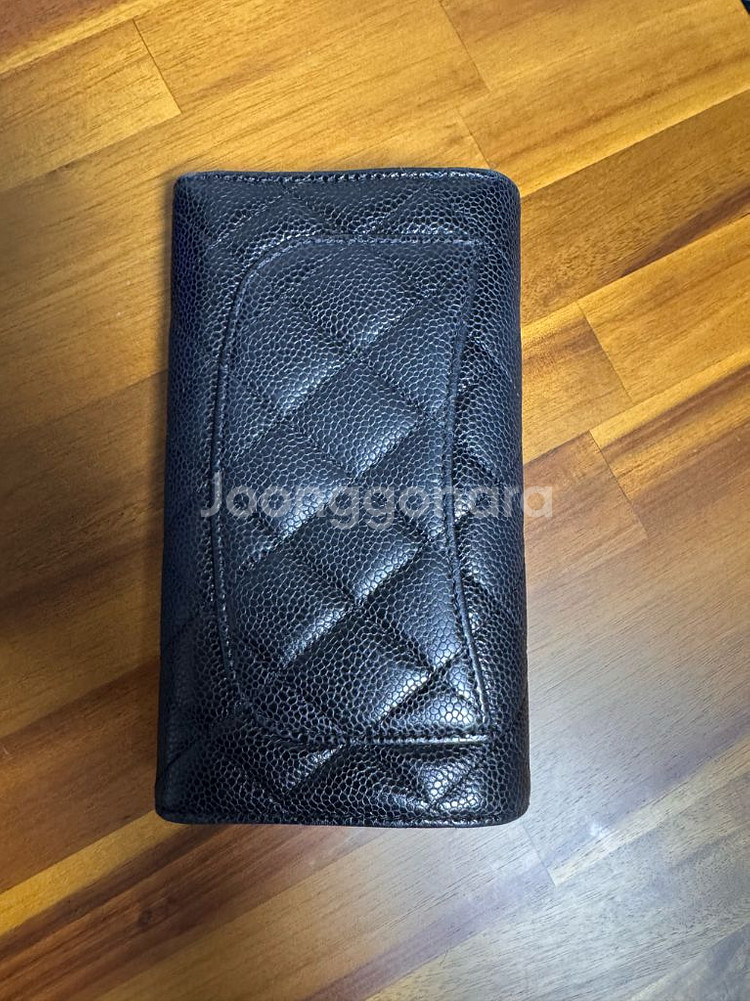 샤넬 클래식 금장 장지갑--4