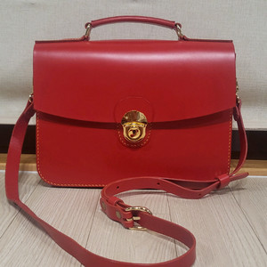 소가죽 핸드메이드 캘리백 박스백 토트백 숄더백