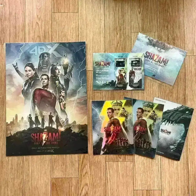 레미니센스 아트카드 샤잠2 포스터 필름마크 신들의분노 롯데시네마 특전 이미지