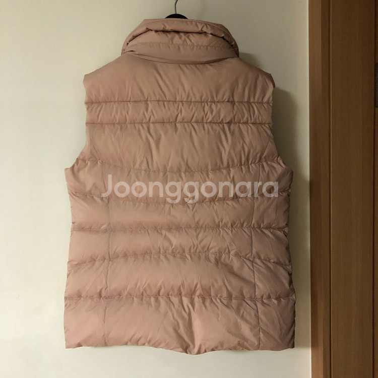 닥스 레이디스 골프웨어 23년 핑크 구스다운 패딩 조끼--6