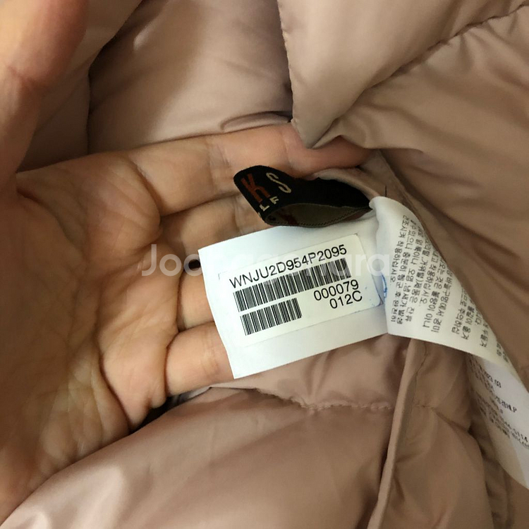 닥스 레이디스 골프웨어 23년 핑크 구스다운 패딩 조끼--9