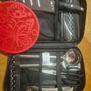 KZM 캠핑 조리도구 + 삽