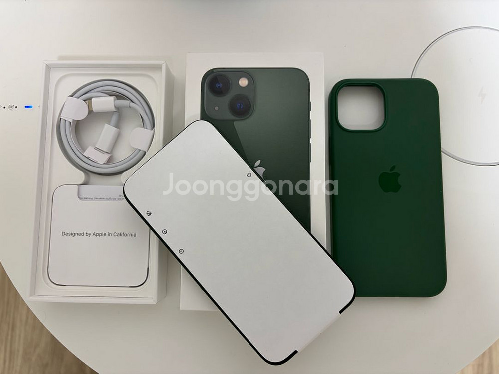 (리퍼,미사용) 아이폰13미니 128G 그린 애플케어--0